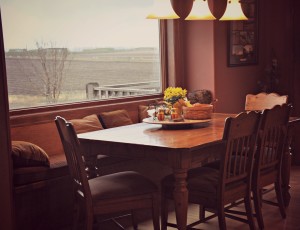 rural kitchen, farm kitchen, kitchen table