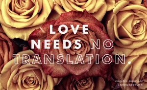 love needs no translation