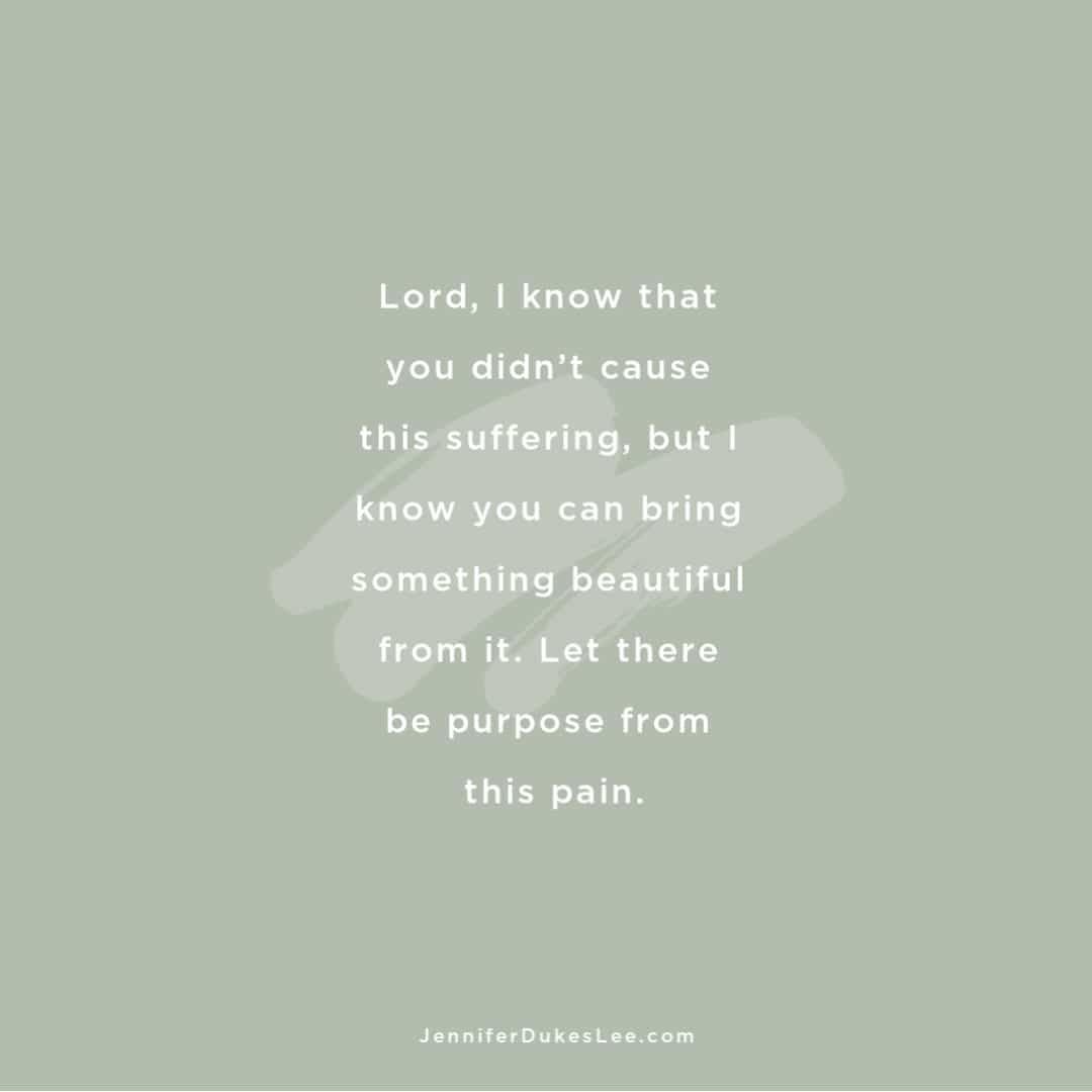 Purpose from Pain