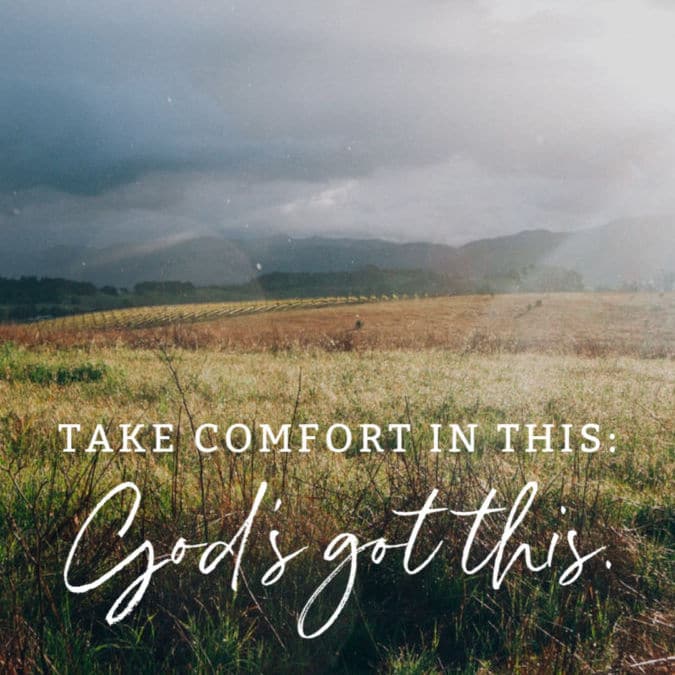 God’s got this