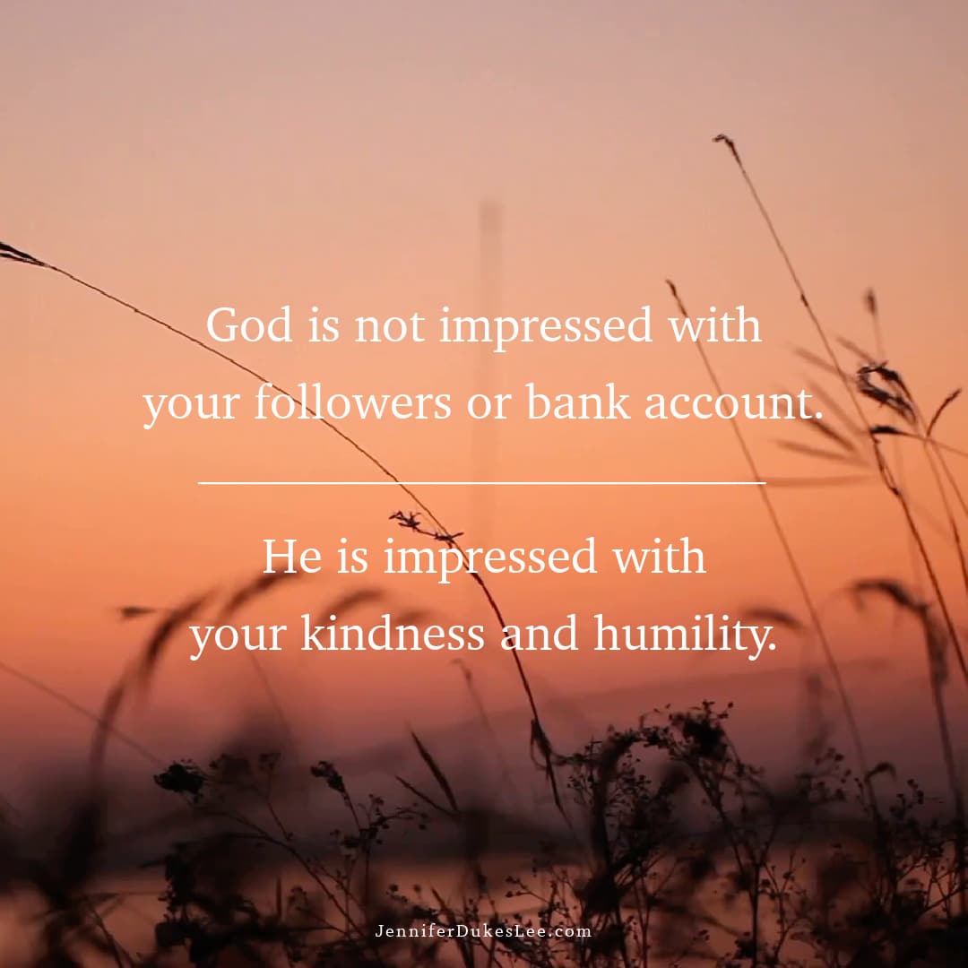 Kindness and Humility