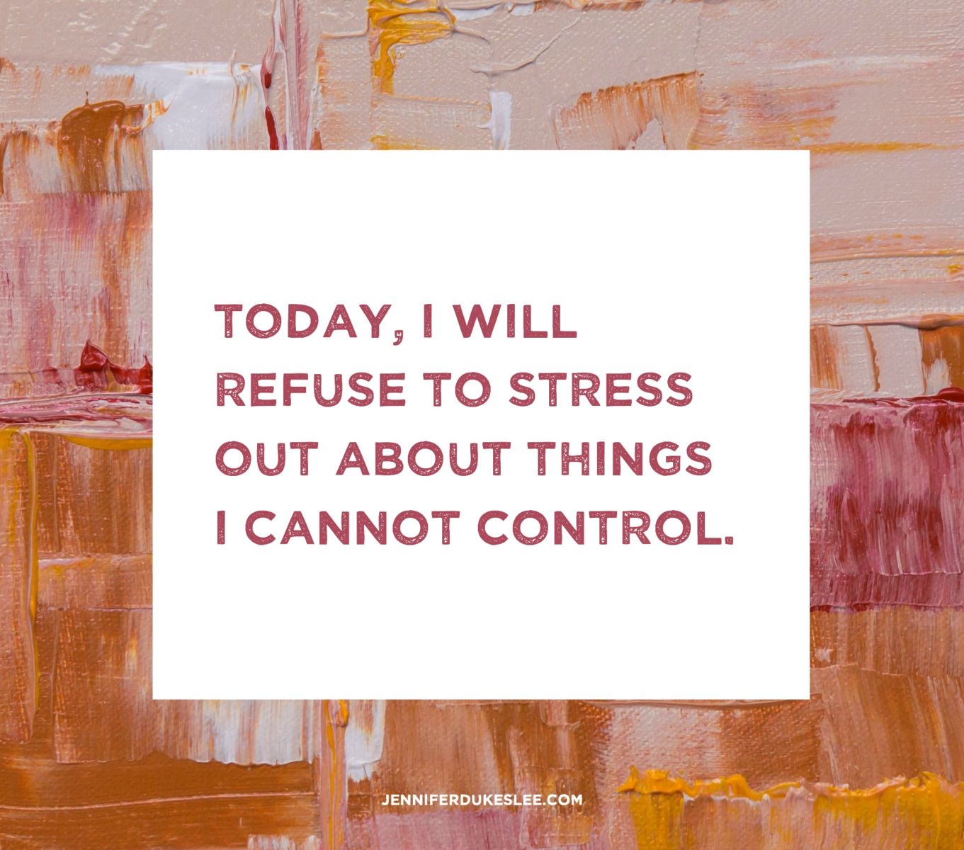 Refuse to Stress