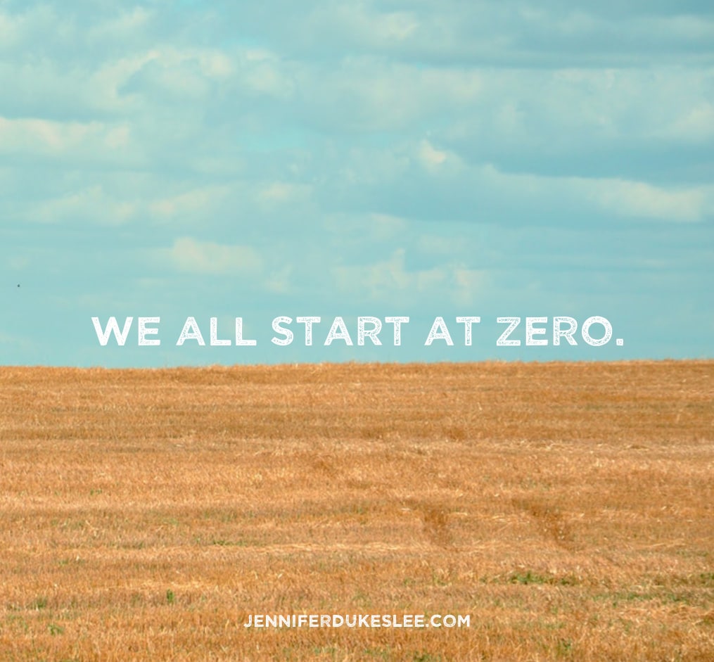 Start at Zero