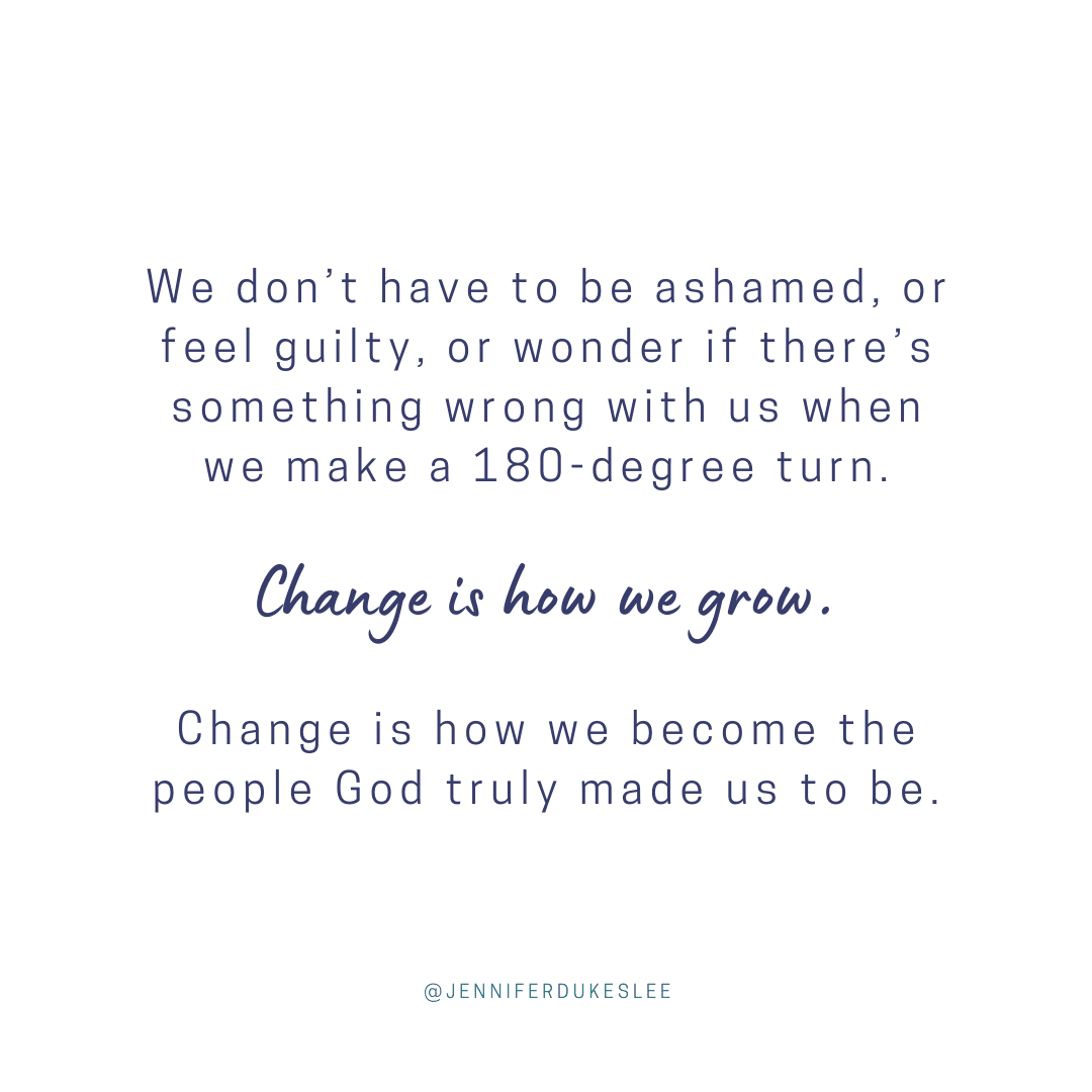 Change Is How We Grow