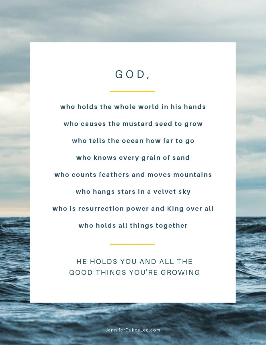 He Holds You