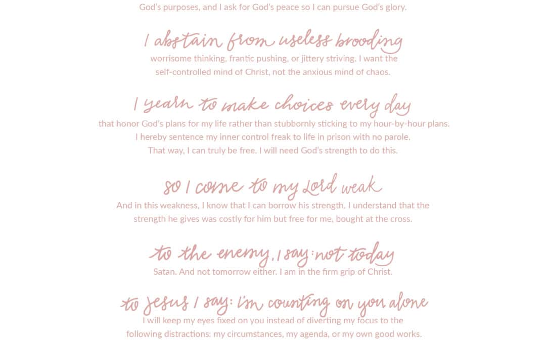 The Surrender Manifesto