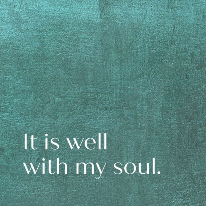 It Is Well