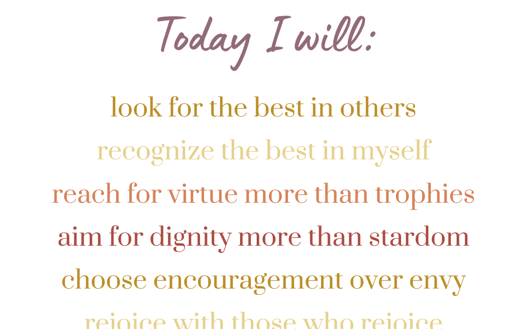Today I Will