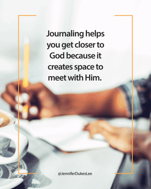 How does journaling help you get closer to God? Ask Jennifer Dukes Lee!