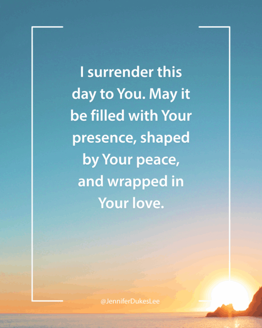 A Wednesday morning prayer is the best way to reset your heart and mind in the middle of the week. (Jennifer Dukes Lee prayers)