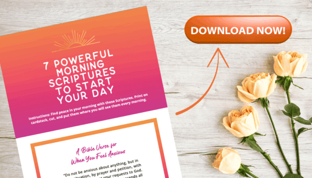 Download the scripture cards by Jennifer Dukes Lee: 7 Morning Scriptures to Start the Day