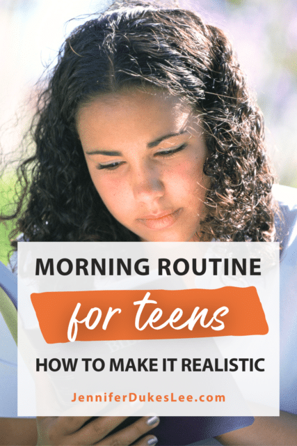 Discover the BEST morning routine for teens, and how to keep it realistic, thanks for Jennifer Dukes Lee and daughter Lydia.