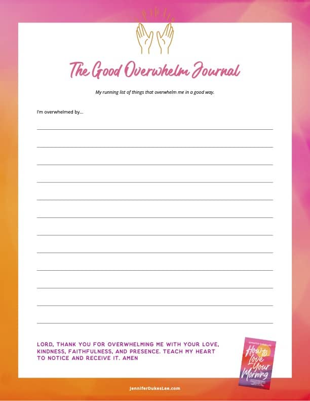 How to Love Your Morning Resources Access - Jennifer Dukes Lee